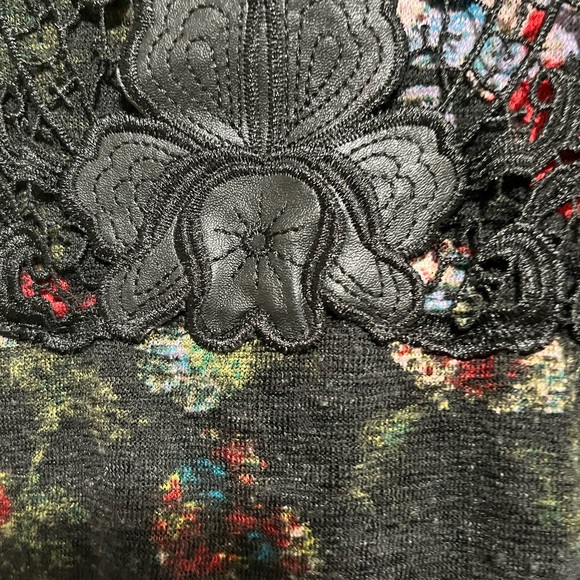 Lucky Brand Black/ Paisley Slip Dress. -Small - Picture 4 of 9